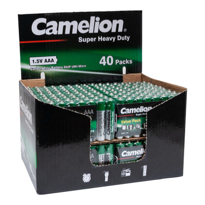 CAMELION R03 AAA Grün / SP8 (40 x 8er Shrink in Display)
