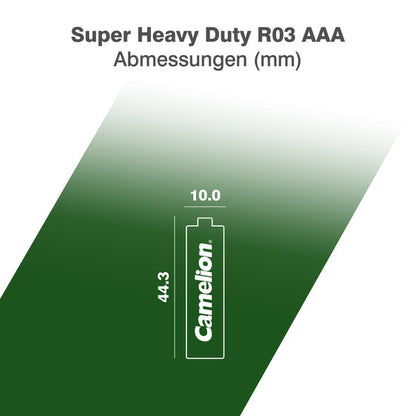 CAMELION R03 AAA Grün / SP8 (40 x 8er Shrink in Display)