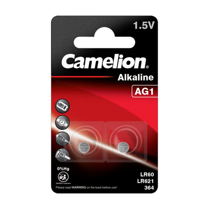 CAMELION Alkaline AG1 / LR60 / LR621 / 364 / BP2