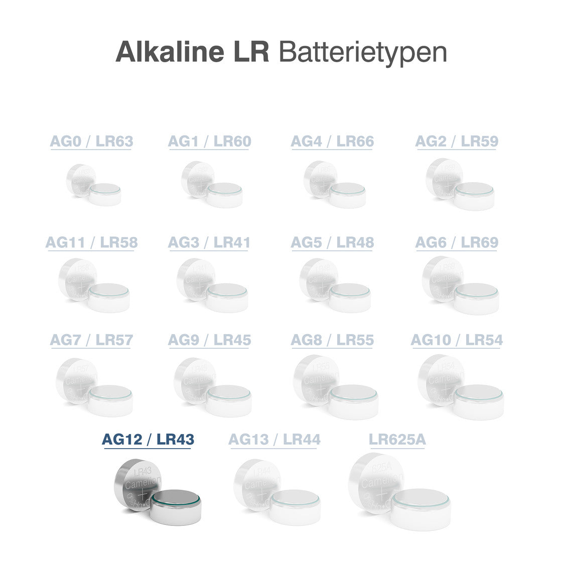CAMELION Alkaline AG13 / LR44 / 357 / BP2