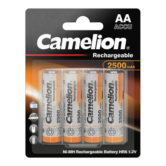 CAMELION HR6 / AA / 2500mAh / 1,2V / BP4 
inkl.Box