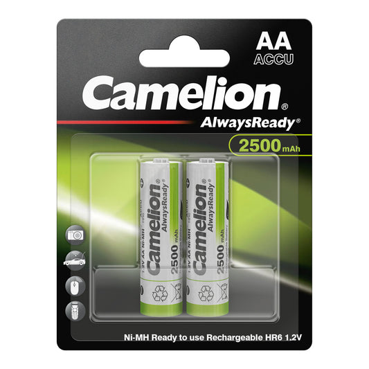 CAMELION NI-MH Always Ready HR6 / AA / 2500mAh / BP2