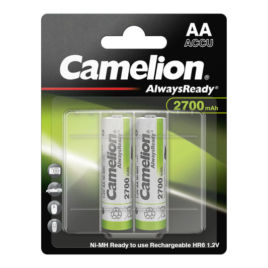 CAMELION NI-MH Always Ready HR6 / AA / 2700mAh / BP2