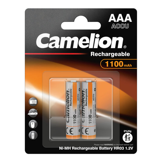 CAMELION NI-MH HR03 / AAA / 1100mAh / 1,2V / BP2