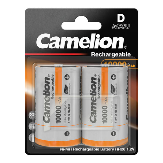 CAMELION NI-MH HR20 / D / 10000mAh / 1,2V / BP2