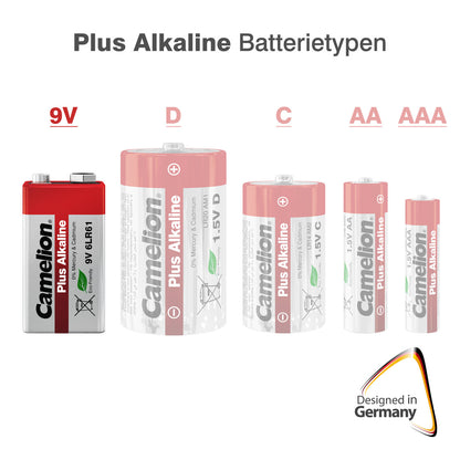 CAMELION Plus Alkaline 6LR61 9 Volt Block / BP1