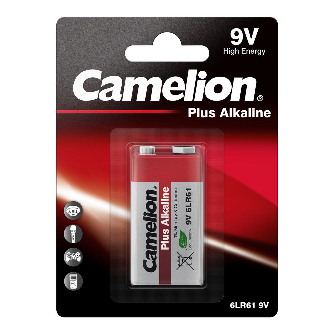 CAMELION Plus Alkaline 6LR61 9 Volt Block / BP1