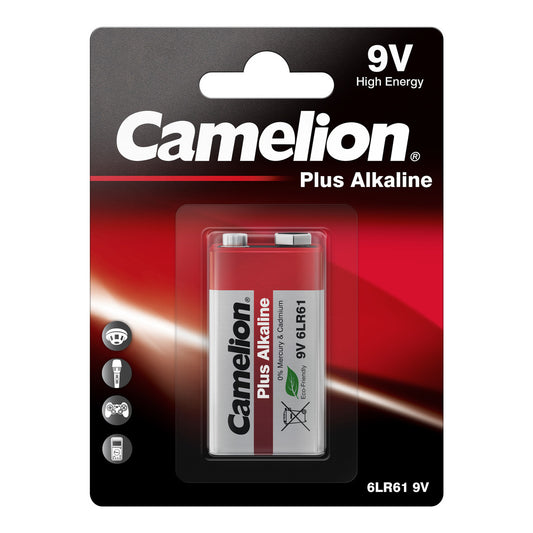 CAMELION Plus Alkaline 6LR61 9 Volt Block / BP1