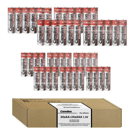 CAMELION Plus Alkaline 24x AA + 24x AAA FPA-CB48-01