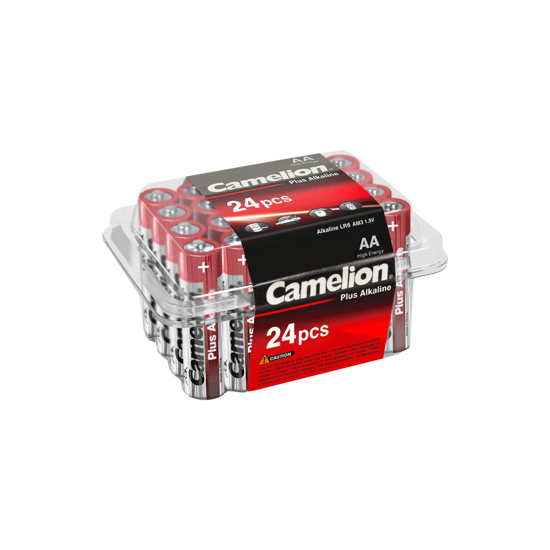 Mignon-Batterien CAMELION Alkaline PlusTyp AA/LR6, 1,5V, 24er Haushaltsbox