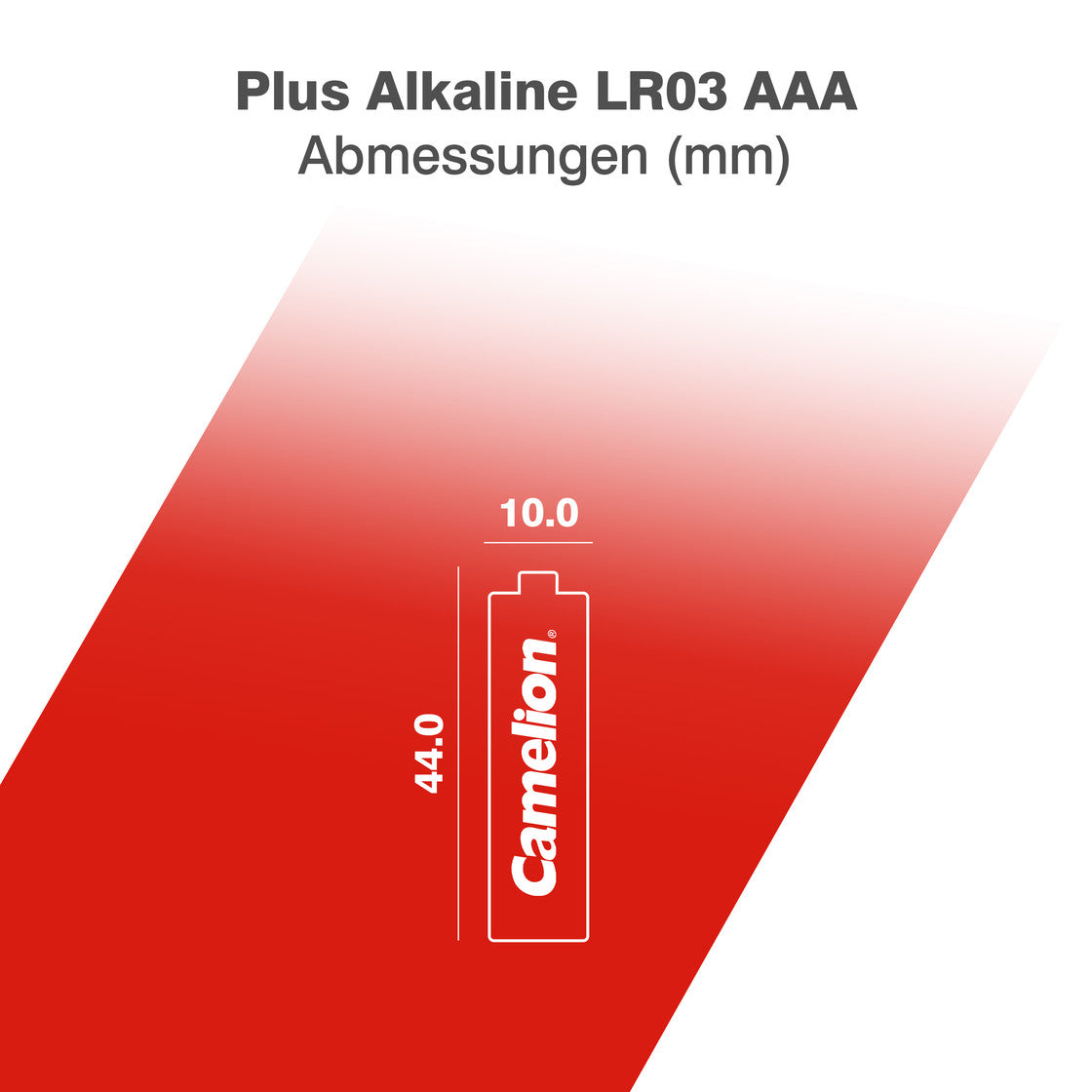 CAMELION Plus Alkaline LR03 AAA / BP10 1250mAh