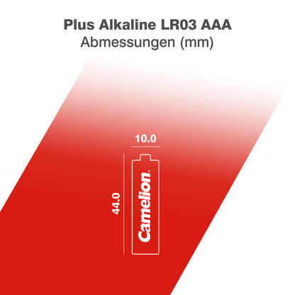CAMELION Plus Alkaline LR03 AAA / BP10 1250mAh