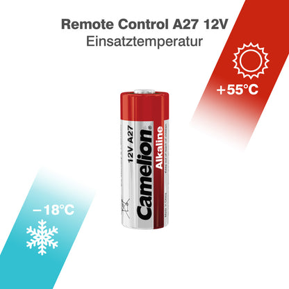 Camelion 27A / LR27 Alkaline Batterie 12V - 5er Packung