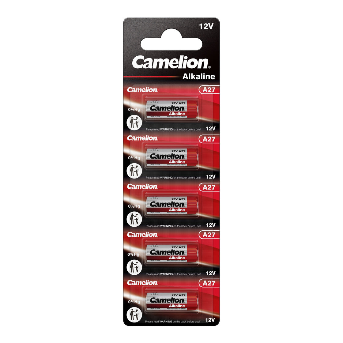 Camelion 27A / LR27 Alkaline Batterie 12V - 5er Packung