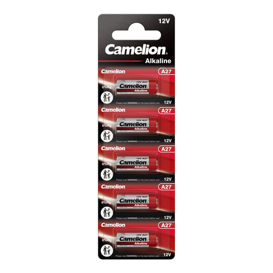 Camelion 27A / LR27 Alkaline Batterie 12V - 5er Packung